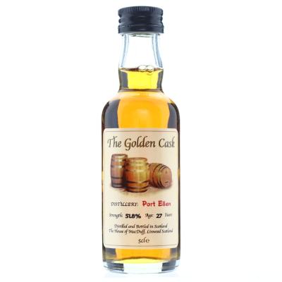 Port Ellen 27 Year Old The Golden Cask Miniature