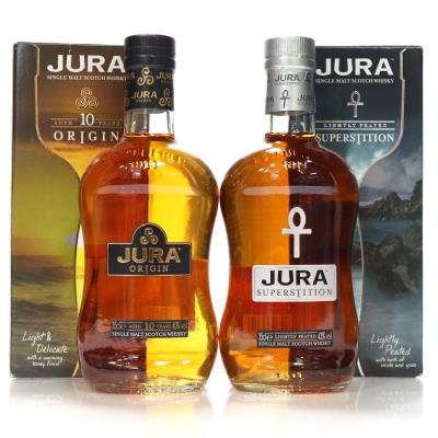 Jura 10 Year Old & Superstition 2 x 35cl