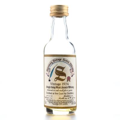 Caol Ila 1974 Signatory Vintage 17 Year Old Miniature 