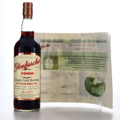 Glenfarclas 1968 Single Cask #688 / For Friends Edition No.1 - with Certificate