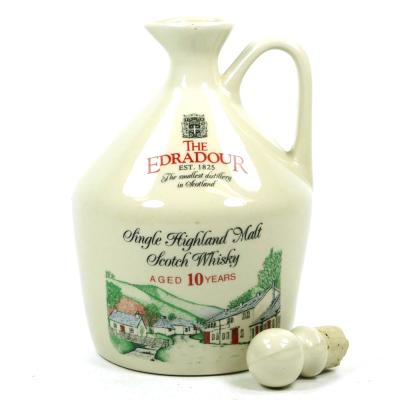Edradour 10 Year Old Ceramic Flagon 1980s