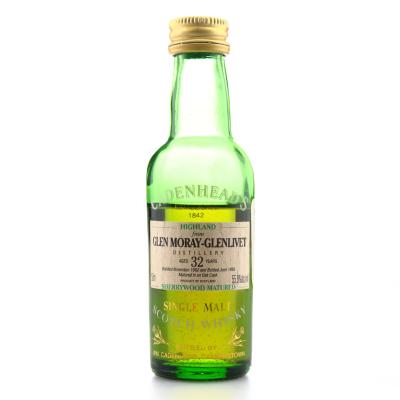 Glen Moray 1962 Cadenhead's 32 Year Old Sherry Wood Miniature 