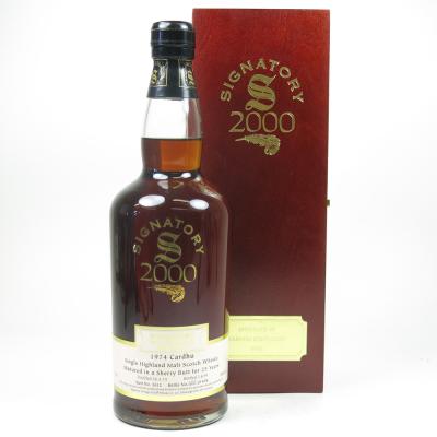 Cardhu 1974 Signatory Vintage Millennium 25 Year Old