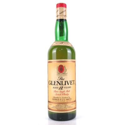 Glenlivet 12 Year Old / Seagram Italia Import