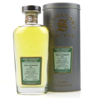 Royal  Lochnagar 1991 Signatory Vintage 16 Year Old