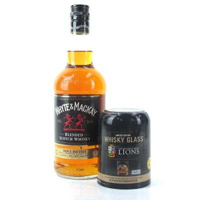 Whyte and Mackay Triple Matured / Including British and Irish Lions Glass
