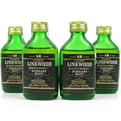 Linkwood 12 Year Old 1970s Miniatures 4 x 5cl Linkwood 12 Year Old 1970s Miniatures 4 x 5cl