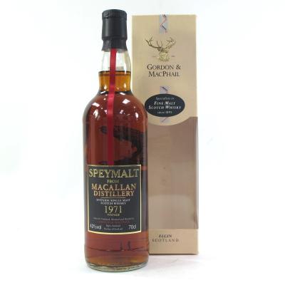 Macallan 1971 Speymalt Gordon and MacPhail