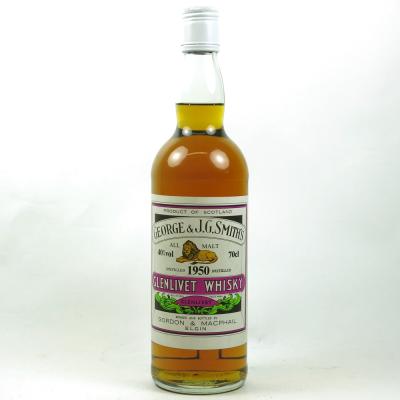 Glenlivet 1950 Gordon and Macphails Glenlivet 1950 Gordon and Macphails