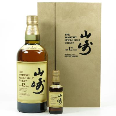 Yamazaki 12 Year Old with Miniature Gift Pack