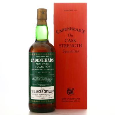 Daly's Tullamore 1949 Cadenhead's 41 Year Old / 150th Anniversary