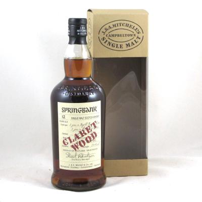 Springbank 12 Year Old Claret Wood 