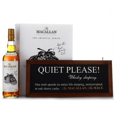 Macallan Archival Series Folio 5 with Sign