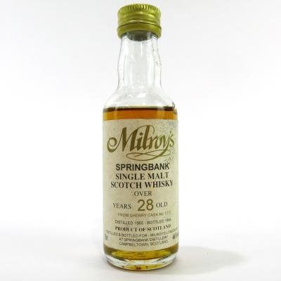 Springbank 1965 28 Years Old Milroy's of Soho Miniature 5cl