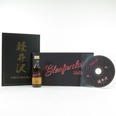 Glenfarclas 1953 58 Year Old 5cl  / Wealth Solutions with DVD & Book