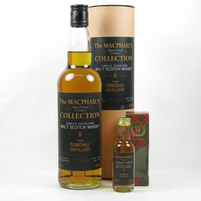 Tamdhu 8 Year Old Gordon and Macphail Including Miniature