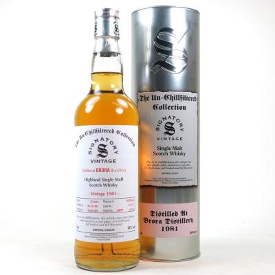 Image for Brora 1981 The Un-Chillfiltered Collection 23 Year Old