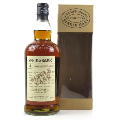 Springbank 1996 Single Cask 12 Year Old / Oloroso Sherry Butt 75cl / US Import Springbank 1996 Single Cask 12 Year Old / Oloroso Sherry Butt 75cl / US Import