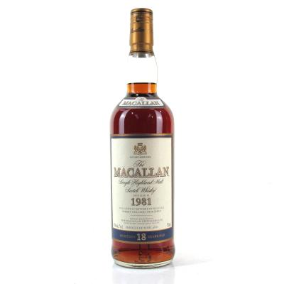 Macallan 18 Year Old 1981 75cl / US Import