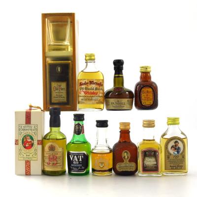 Miscellaneous Premium Blended  Miniature Collection 11 x 5cl