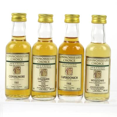 Closed Speyside Gordon and MacPhail Miniature Selection 4 x 5cl