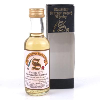 Tomintoul-Glenlivet 1971 Signatory Vintage 18 Year Old 5cl Miniature