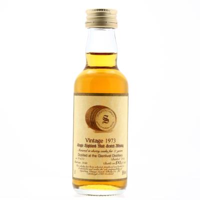 Glenlivet 1973 Signatory Vintage 21 Year Old Miniature 5cl
