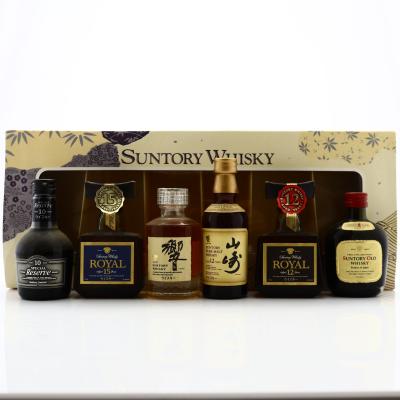 Suntory Whisky Miniatures x 6 / includes Hibiki & Yamazaki