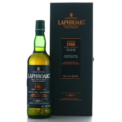 Laphroaig 1988 Chief Whisky Society 30 Year old 