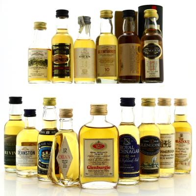 Highland Miniature Collection 15 x 5cl / Includes Glengoyne 17 Year Old