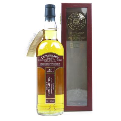 Dumbarton / Inverleven Stills 1987 Cadenhead's 27 Year Old