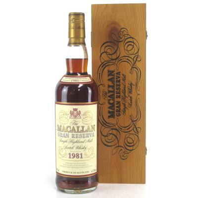 Macallan 1981 Gran Reserva 18 Year Old