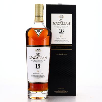 Macallan 18 Year Old Sherry Oak 2019 Release​