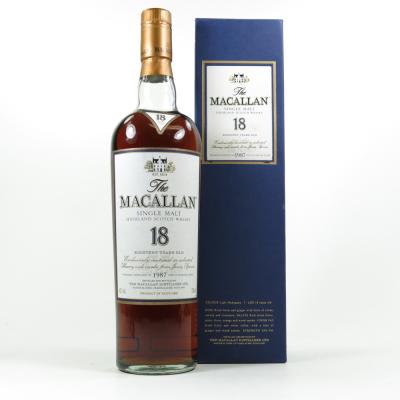 Macallan 1987 18 Year Old Macallan 1987 18 Year Old