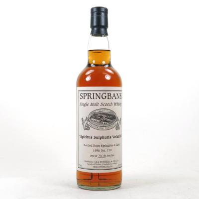 Springbank 1996 Single Cask / Spiritus Sulphuris Volatilis