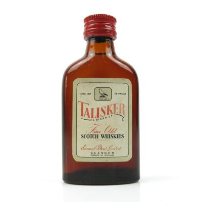 Talisker Fine Old Scotch Whiskies Miniature 1960s