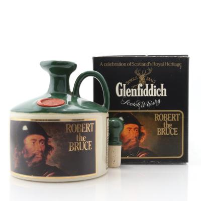 Glenfiddich Robert The Bruce Stoneware Decanter 1980s