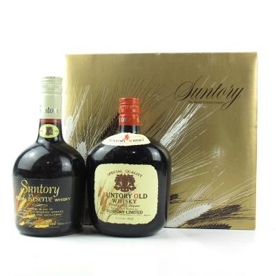 Suntory Special Reserve and Suntory Old / Gift Set 1980s
