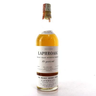 Laphroaig 10 Year Old 1960s / US Carlton Import