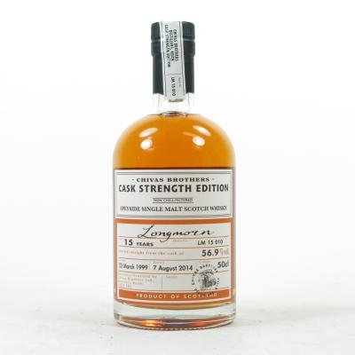 Longmorn 1999 15 Year Old Cask Strength Batch #010