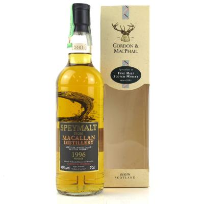 Macallan 1996 Speymalt Gordon and MacPhail