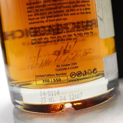 Image for Bruichladdich 1964 'The Forty' 40 Year Old