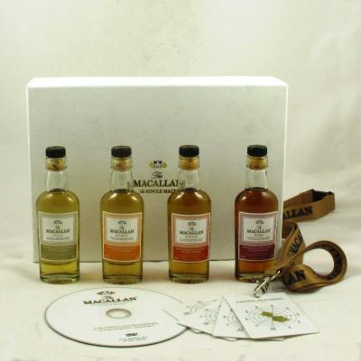 Macallan 1824 Sample Pack 4 x 5cl (Including Tasting Cards)