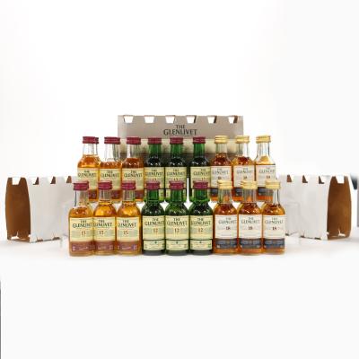 Glenlivet 12, 15 & 18 Year Old Miniature Selection 36 x 5cl