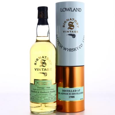 Bladnoch 1988 Signatory Vintage 13 Year Old