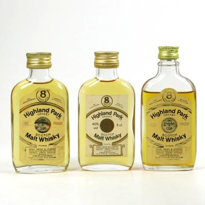 Highland Park 8 Year Old Gordon and Macphail Miniature Collection 3 x 5cl Highland Park 8 Year Old Gordon and Macphail Miniature Collection 3 x 5cl