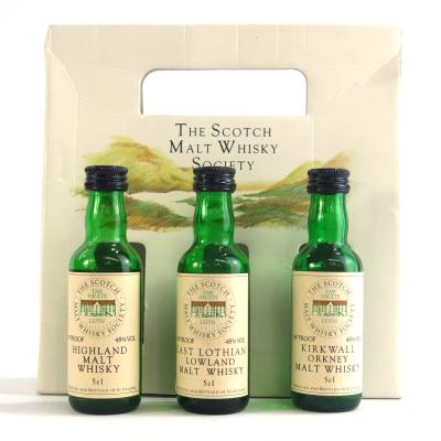 SMWS Miniature Gift Pack 3 x 5cl 1980s