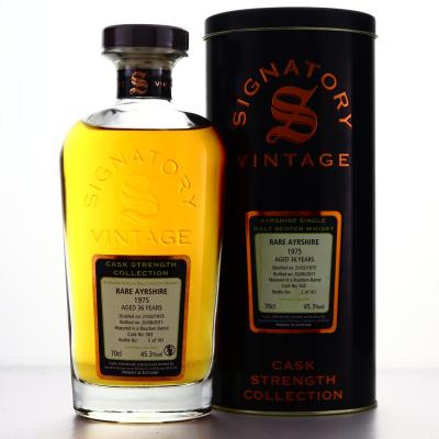 Ladyburn - Rare Ayrshire 1975 Signatory Vintage 36 Year Old Cask Strength