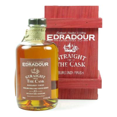 Edradour 1993 Signatory Vintage Burgundy Finish 10 Year Old 