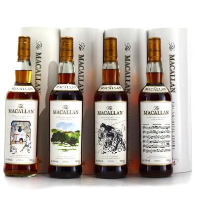 Macallan Archival Series Folio 1-4 Collection 4 x 70cl